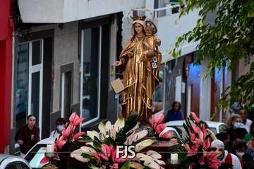 Misa y procesión en El Ejido de Telde/Francisco Javier Santana.